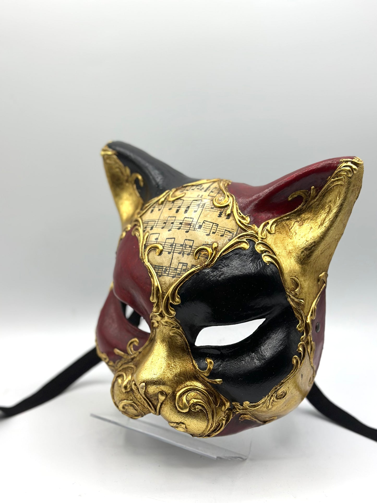 Venetian mask of a Cat - Masquerade mask cat